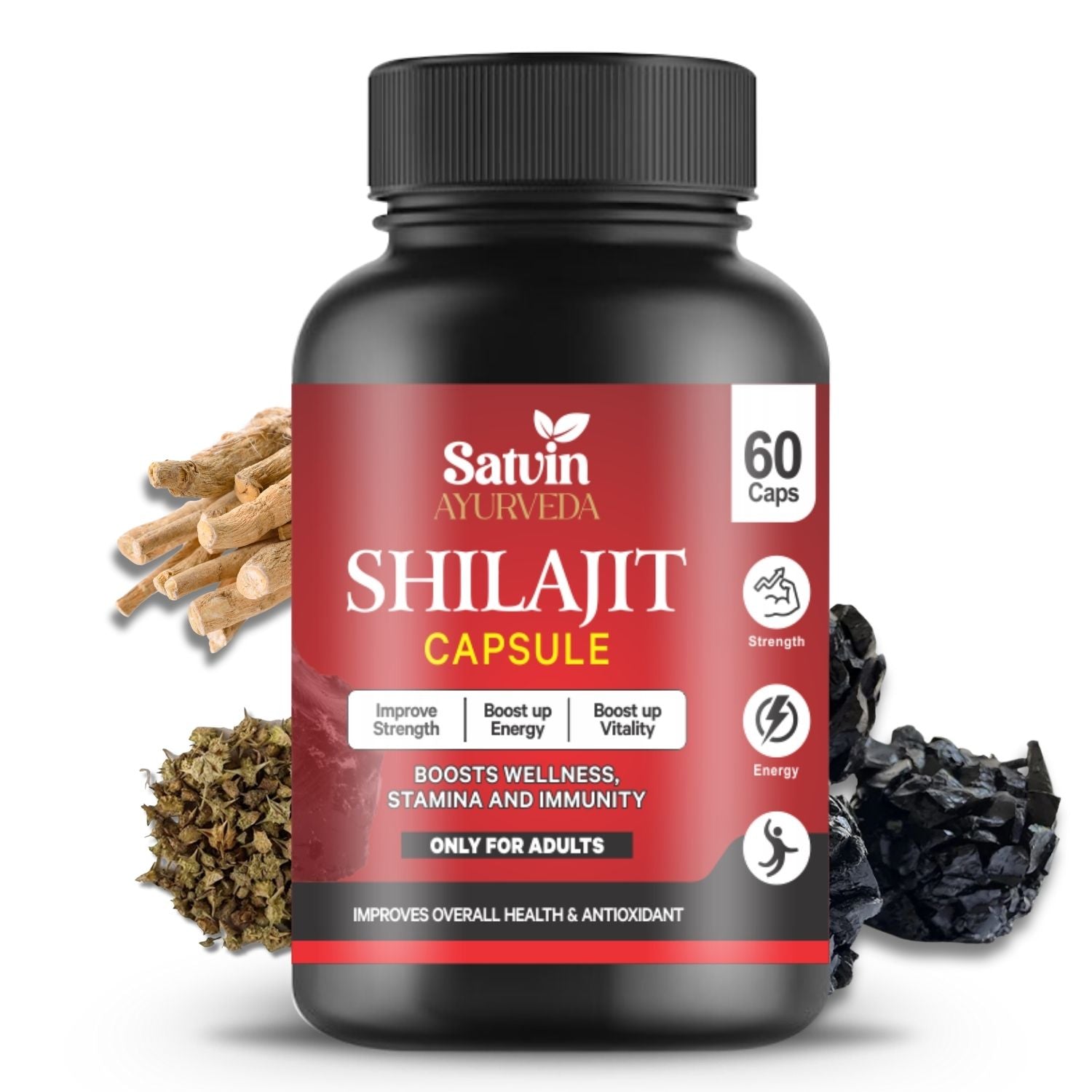 Satvin Ayurveda Shilajit Capsules
