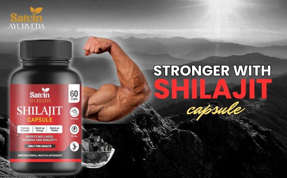Satvin Ayurveda The Ultra Fire Capsules & Ultra Fire Oil For Men
