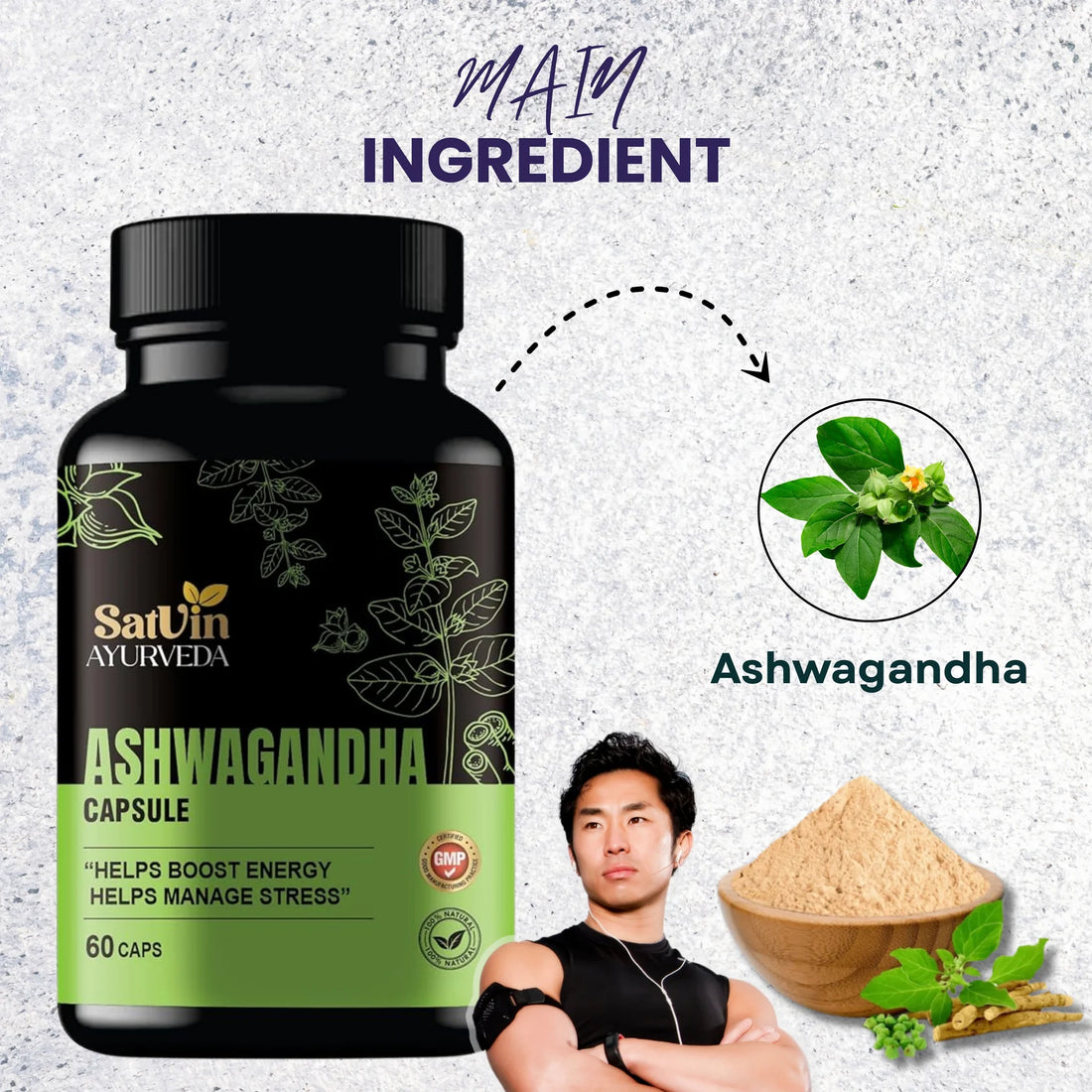 Ashwagandha Capsules – Strength & Vitality Boost