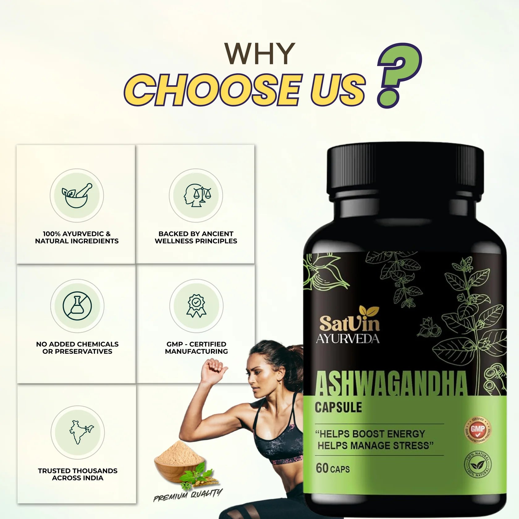 Ashwagandha Capsules – Strength & Vitality Boost