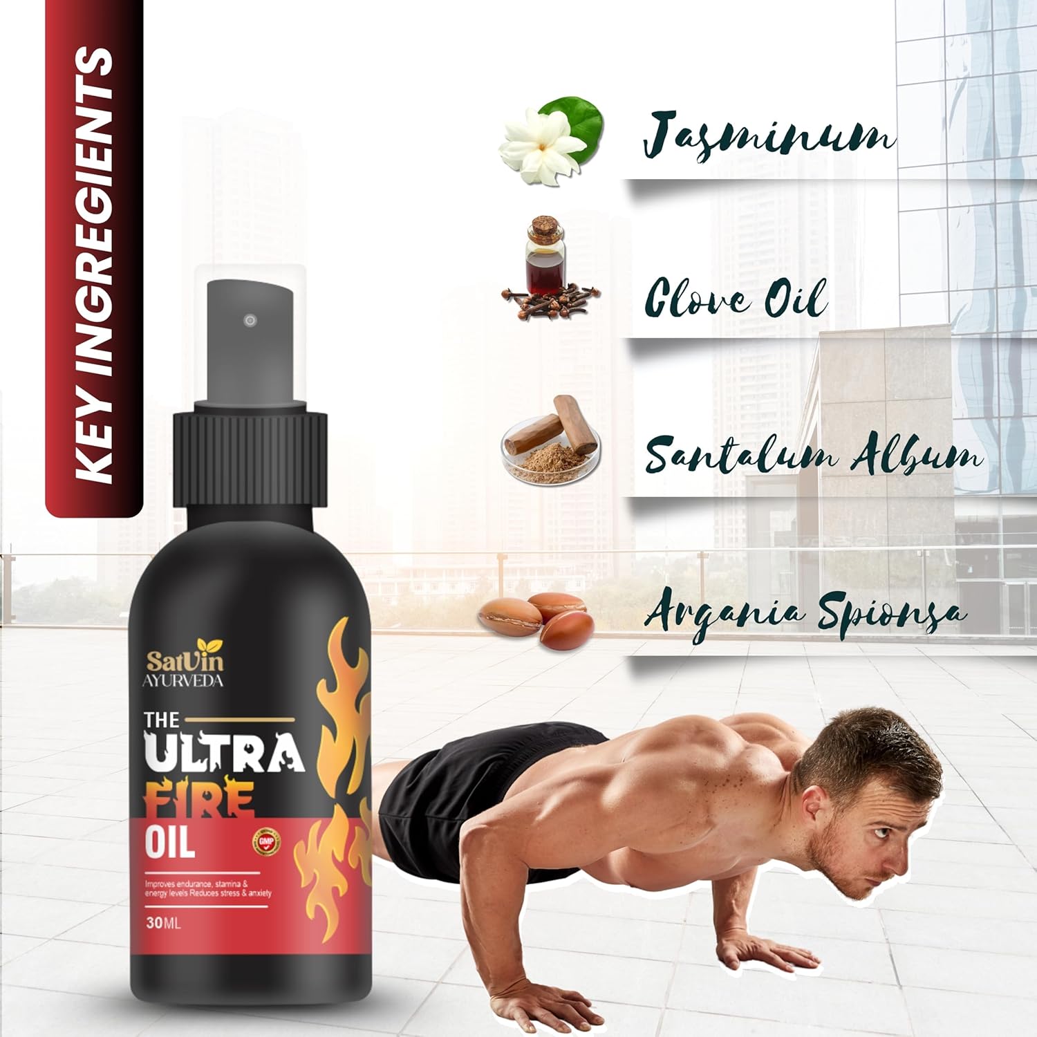Ultra Fire Oil – Ayurvedic Strength & Stamina Massage
