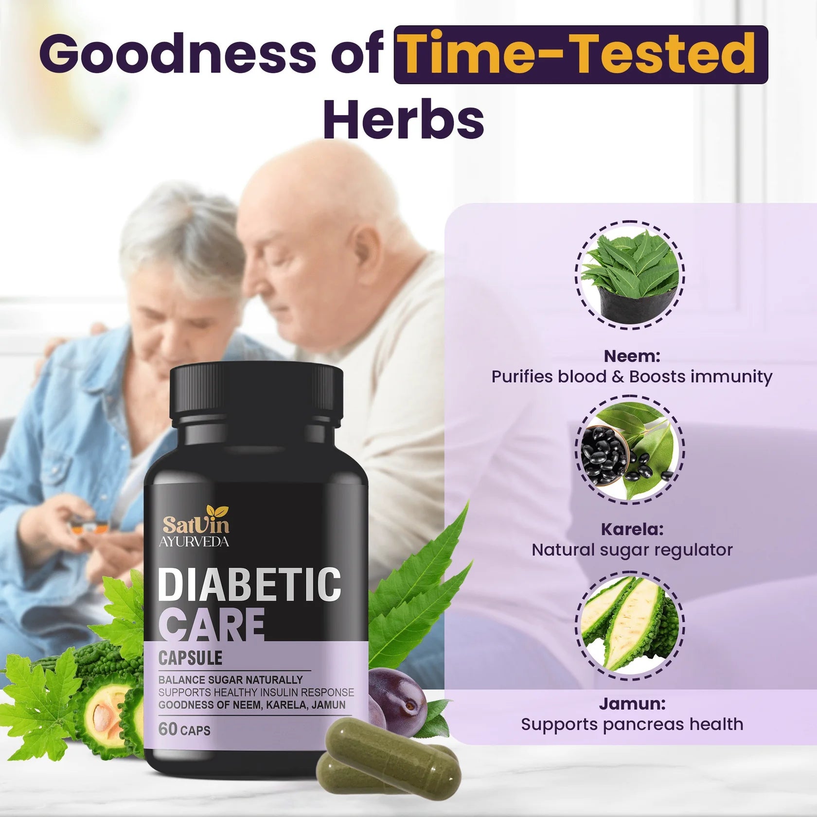 Satvin Ayurveda Diabetic Care Capsule
